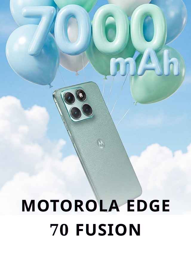 Motorola Edge 70 Fusion, 7000mAh Battery Phone, Motorola India Launch