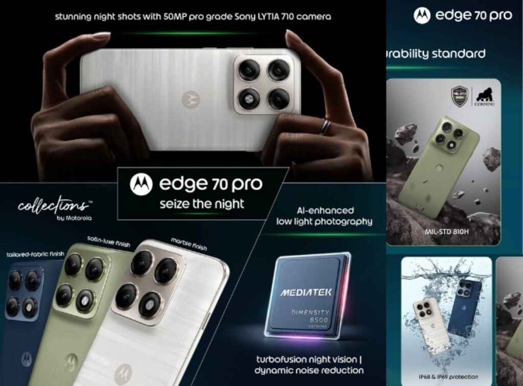 Motorola Edge 70 Pro features