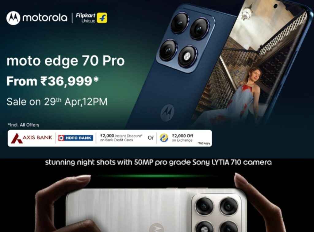 Motorola Edge 70 Pro price and offers