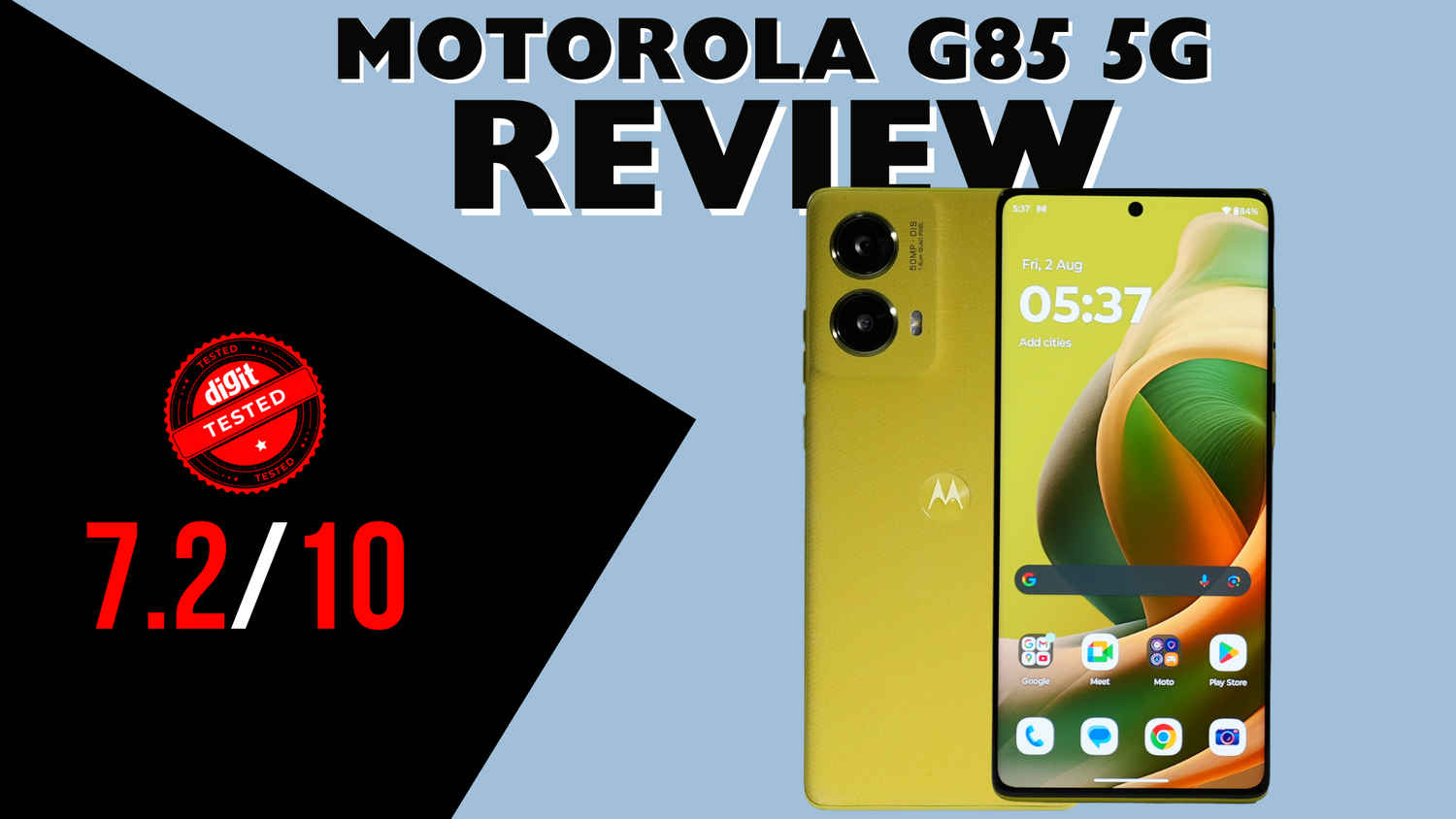 Motorola G85 5G Review: Stunning design and display, but lacks performance chops