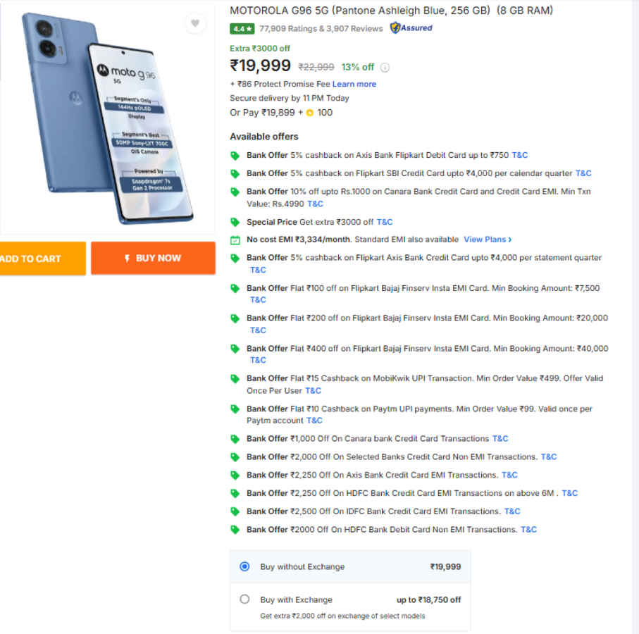 Motorola G96 5G Price Cut