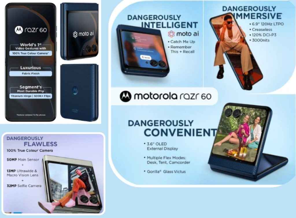 Motorola launched new Razr 60 phone in India
