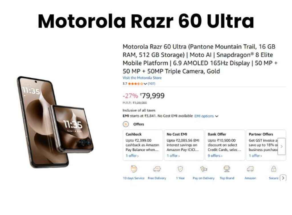 Motorola Razr 60 Ultra