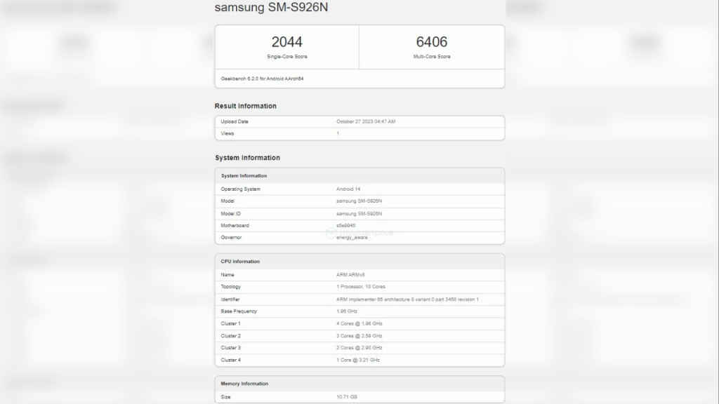 Samsung Galaxy S24 Plus' Korean model appears on Geekbench, hints at RAM  upgrade -  news