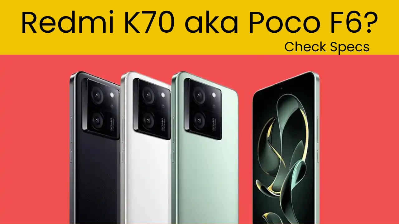 Redmi K70, rumoured to arrive India as Poco F6 Pro, surfaces with  specification