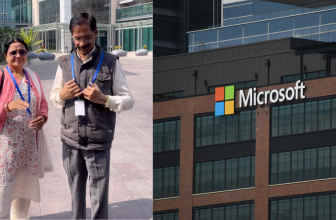 Microsoft employee takes parents on office tour, calls it dream come true