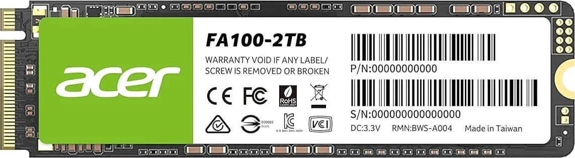 Acer FA100 2TB Internal Solid State Drive