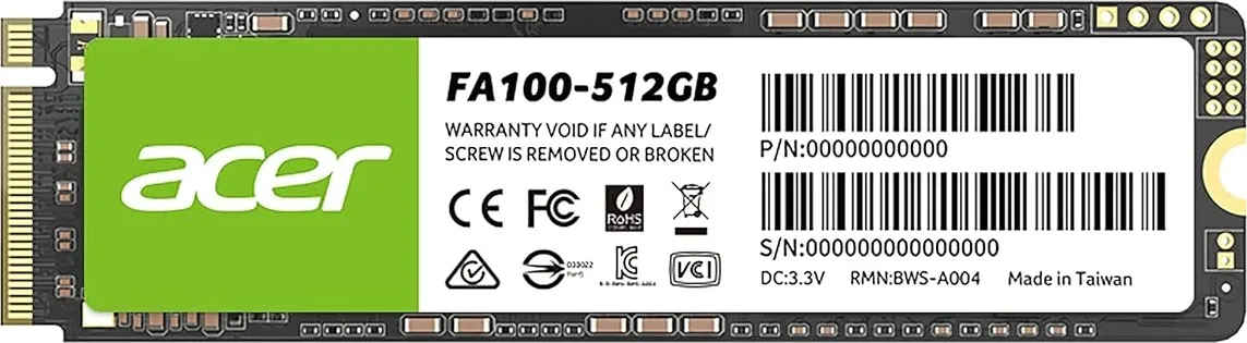 Acer FA100 512 GB Internal Solid State Drive