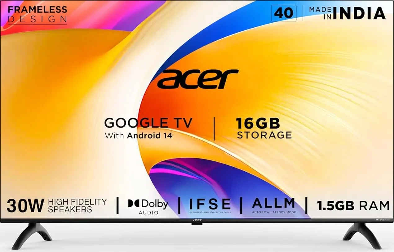 Acer I Pro Series 40 inch Full HD Smart LED TV (AR40FDIGU2841AT)