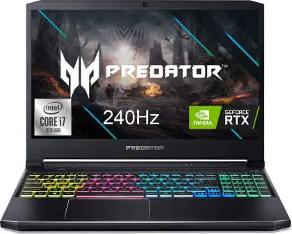 Acer Predator Helios 300 PH315-53 NH.QA5SI.003 Laptop (10th Gen Core i7/ 16GB/ 1TB 256GB SSD/ Win10/ 8GB Graph)