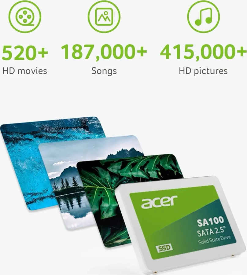 Acer SA100 960 GB Internal Solid State Drive