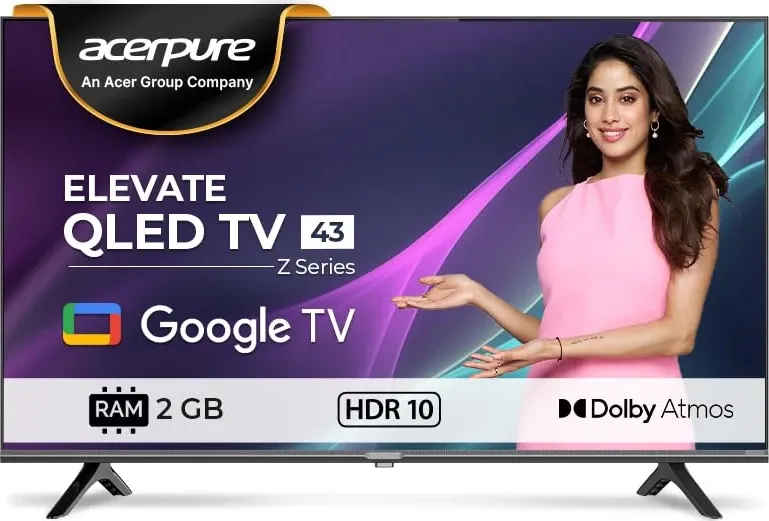 Acerpure Elevate Z 43 inch Ultra HD 4K Smart QLED TV (AP43UG52ASPE)