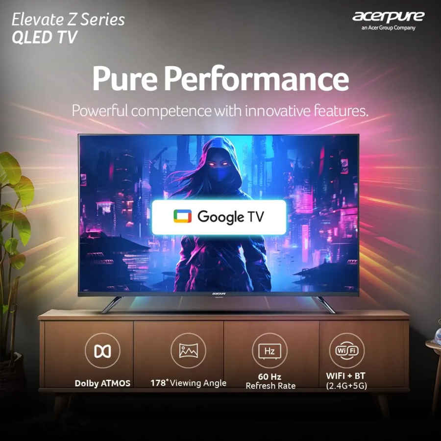 Acerpure Elevate Z 43 inch Ultra HD 4K Smart QLED TV (AP43UG52ASPE)