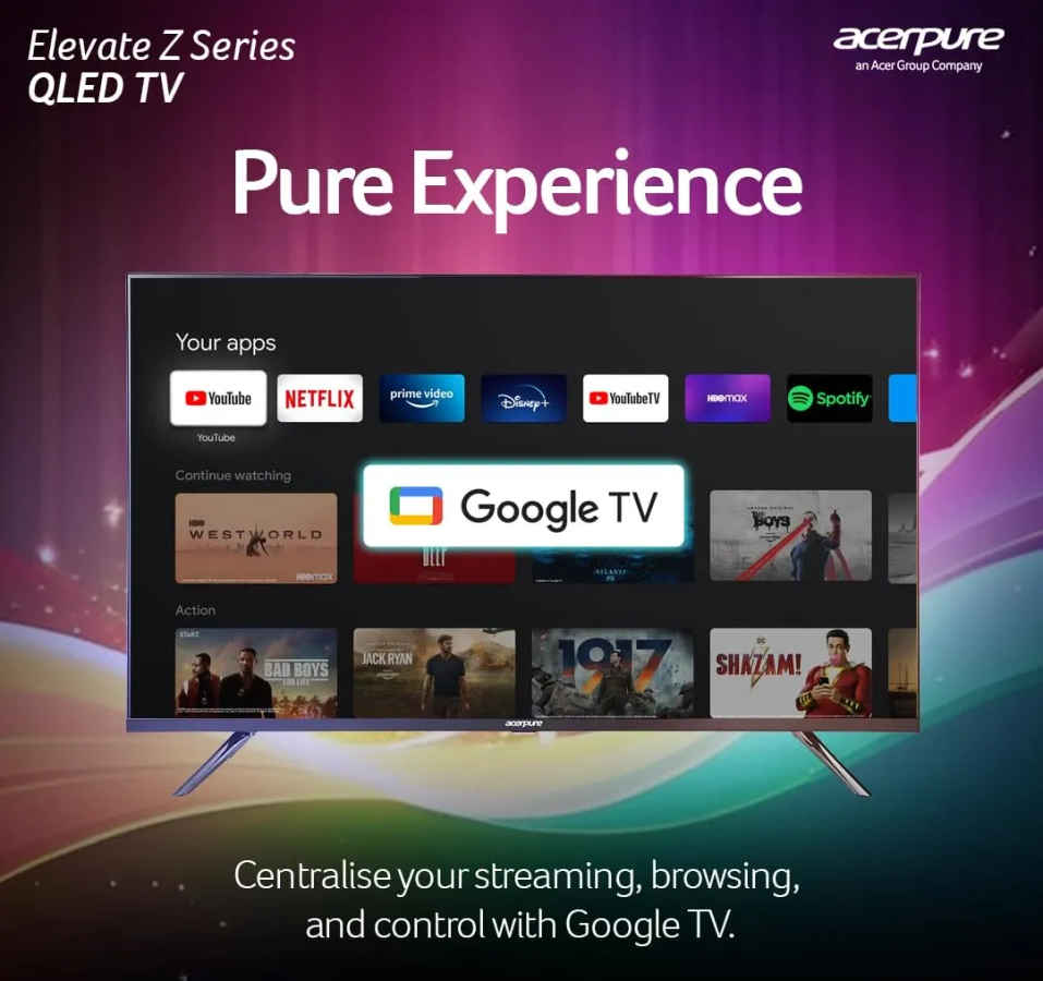 Acerpure Elevate Z 43 inch Ultra HD 4K Smart QLED TV (AP43UG52ASPE)