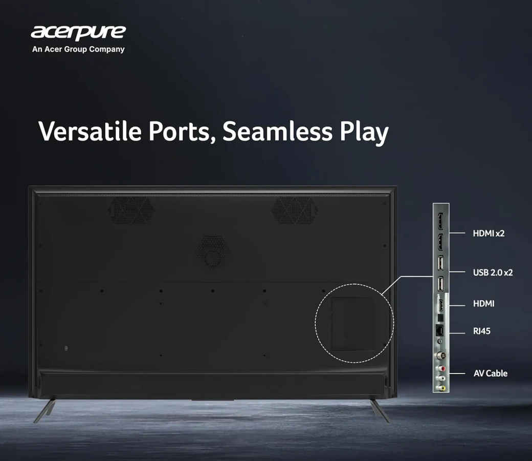 Acerpure G Series 65 inch Smart QLED TV (AP65QG96MGS5)