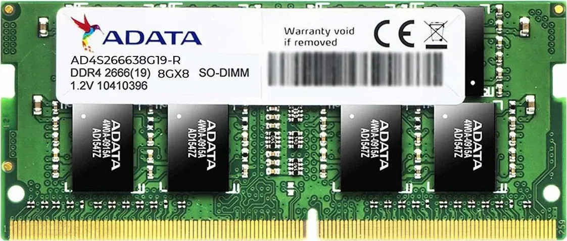ADATA Premier AD4S266638G19 8 GB DDR4-2666 Laptop RAM
