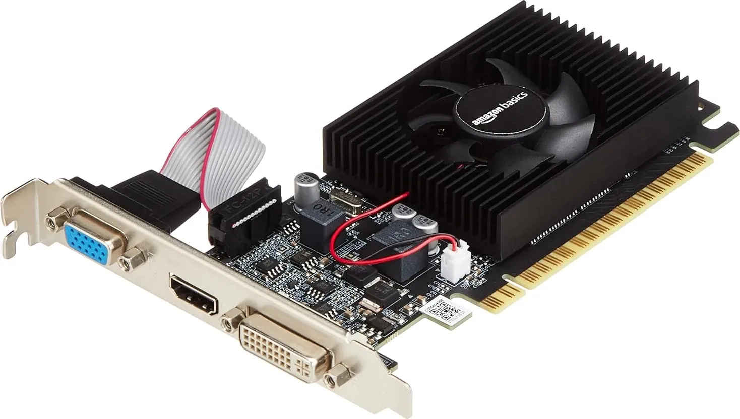 Amazon Basics NVIDIA GeForce GT 610 2 GB GDDR3 Graphics Card