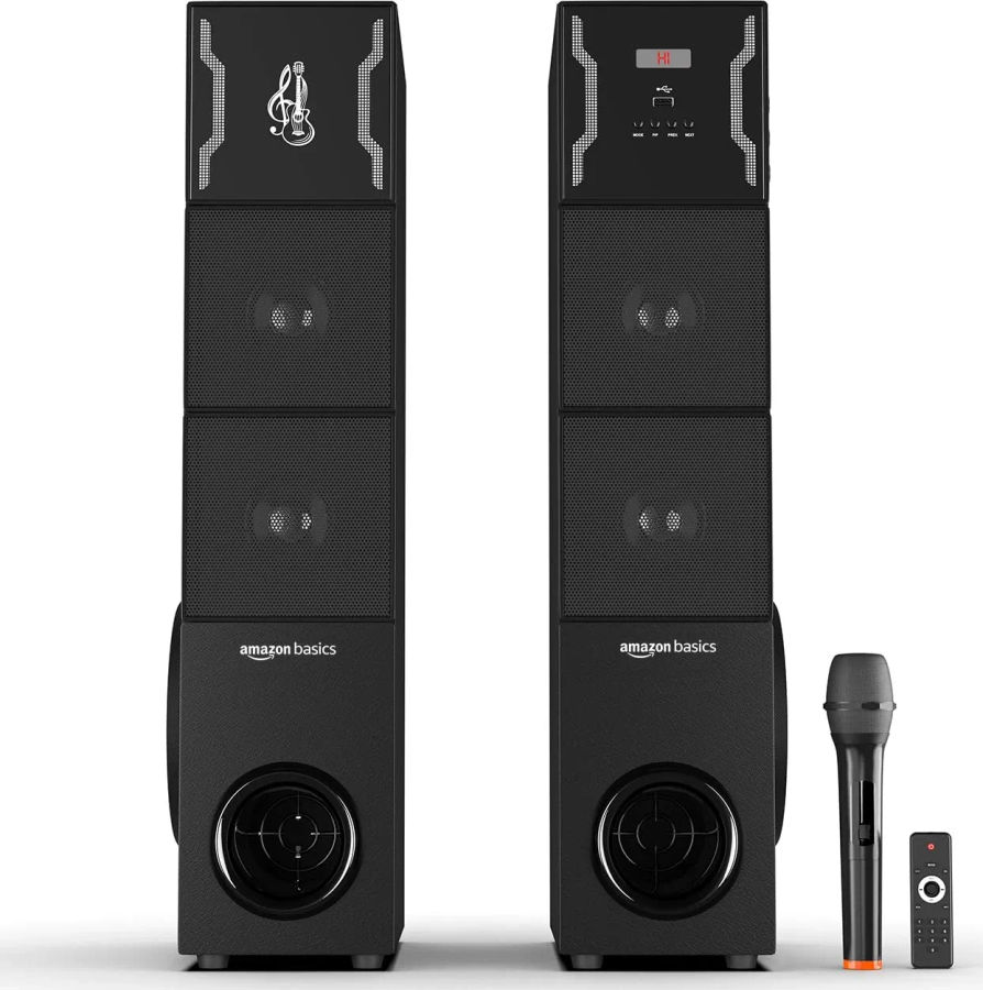 AmazonBasics ‎ABDKM125 125W Multimedia Tower Speaker