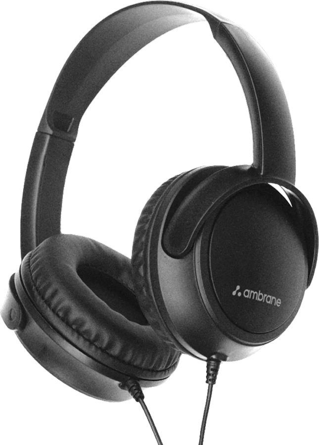Ambrane HP100 Wired Headphones