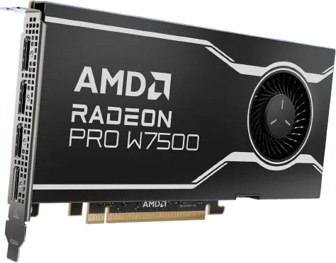 AMD Radeon PRO W7500 8 GB GDDR6 Graphics Card