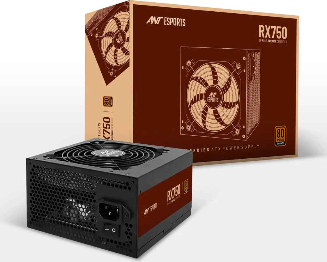 Ant Esports RX750 80 Plus Bronze 750 Watts PSU