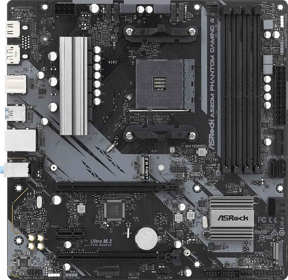 ASRock A520M Phantom Gaming 4 Motherboard