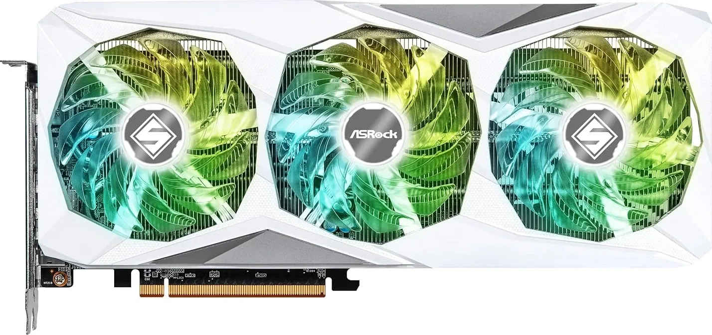 【exryota1】STEEL LEGEND RADEON RX 7600 AsRock RX 7600 XT Steel Legend Oc 8Gb Graphics Card