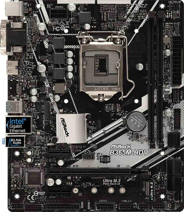 ASRock B365M-HDV Motherboard