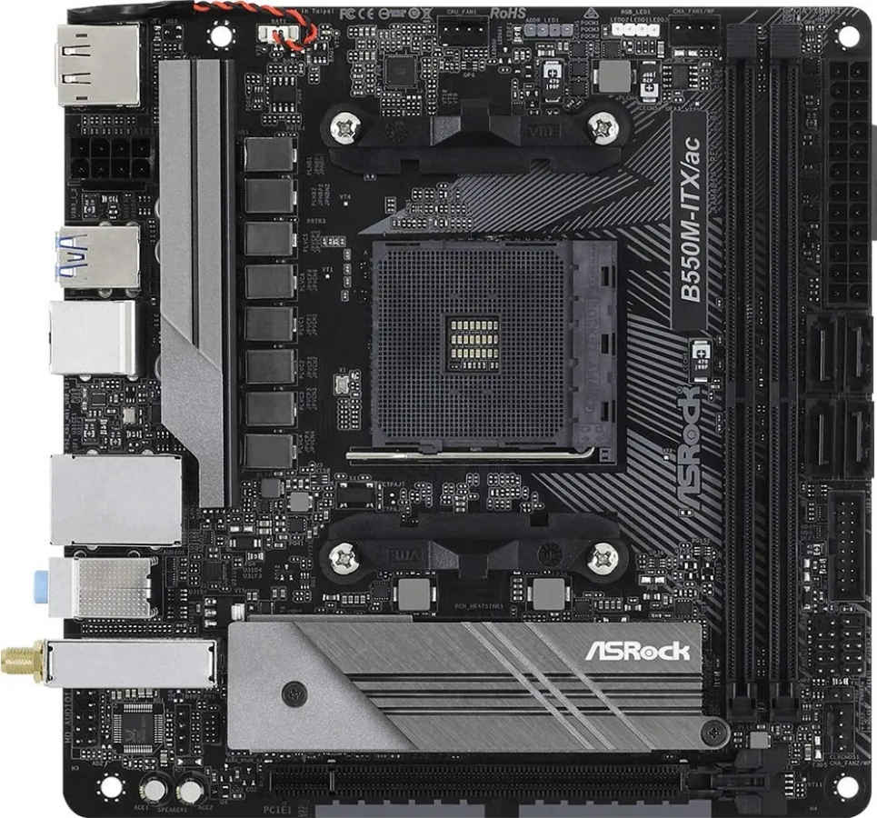 ASRock B550M-ITX/ac Wi-Fi Motherboard