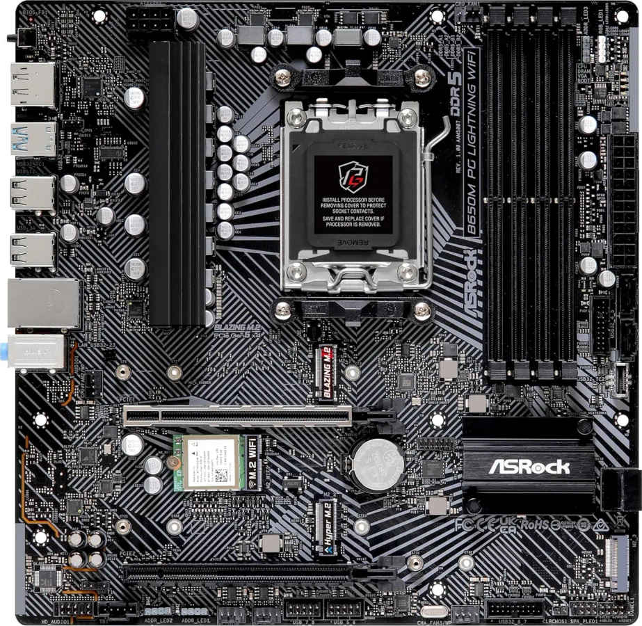ASRock B650M PG Lightning WiFi Motherboard