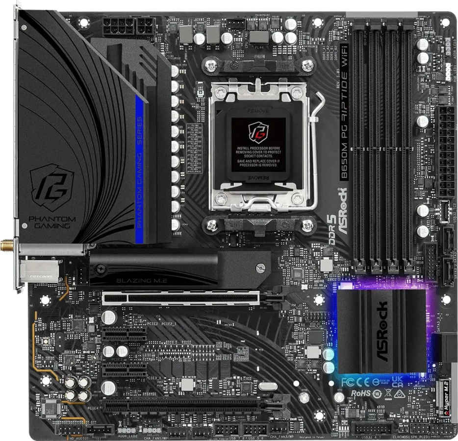 ASRock B650M PG Riptide Wi-Fi Motherboard