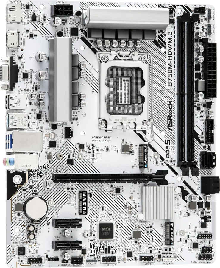 ASRock B760M-HDV/M.2 DDR5 Motherboard