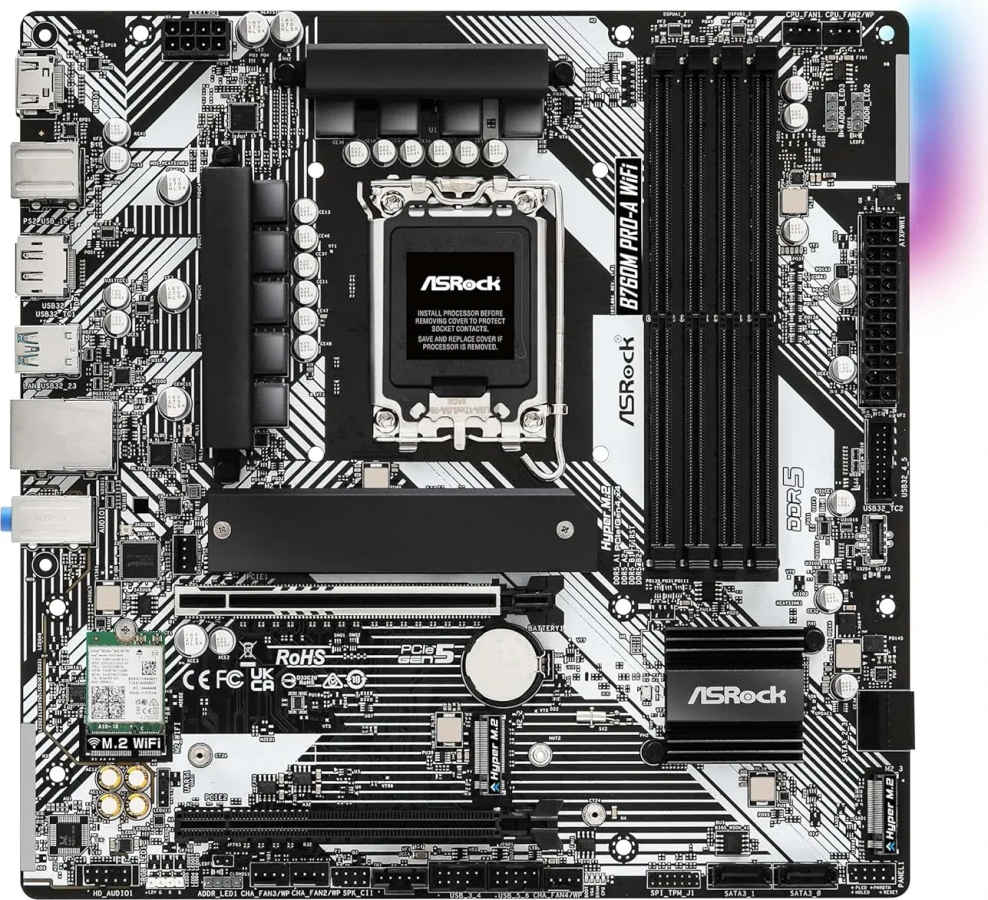 ASRock B760M Pro-A WiFi Motherboard
