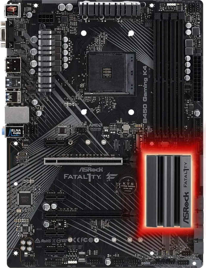 ASRock Fatal1ty B450 Gaming K4 Motherboard