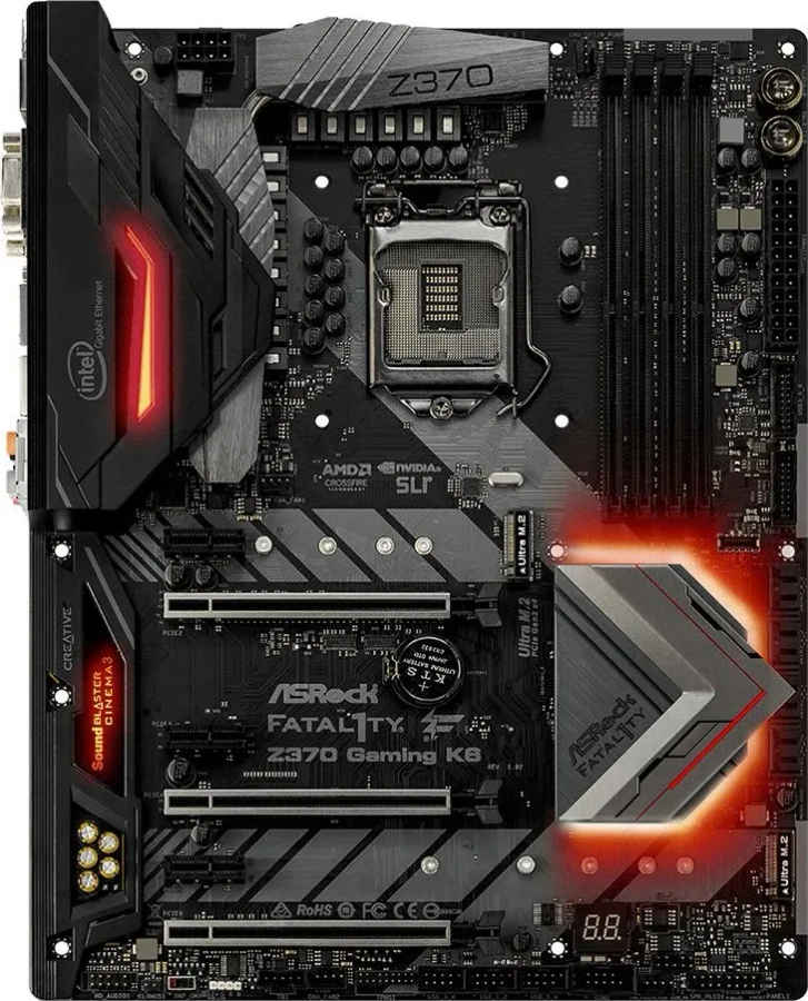 ASRock Fatal1ty Z370 GAMING K6 Motherboard