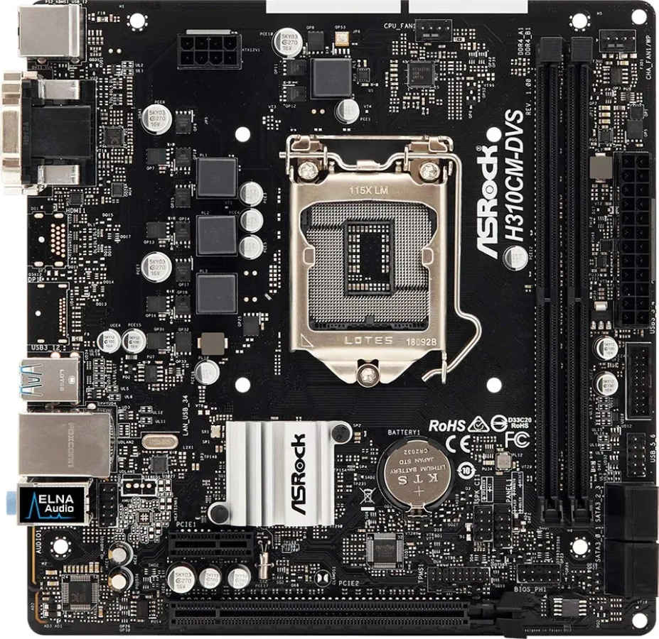 ASRock H310CM-DVS Motherboard