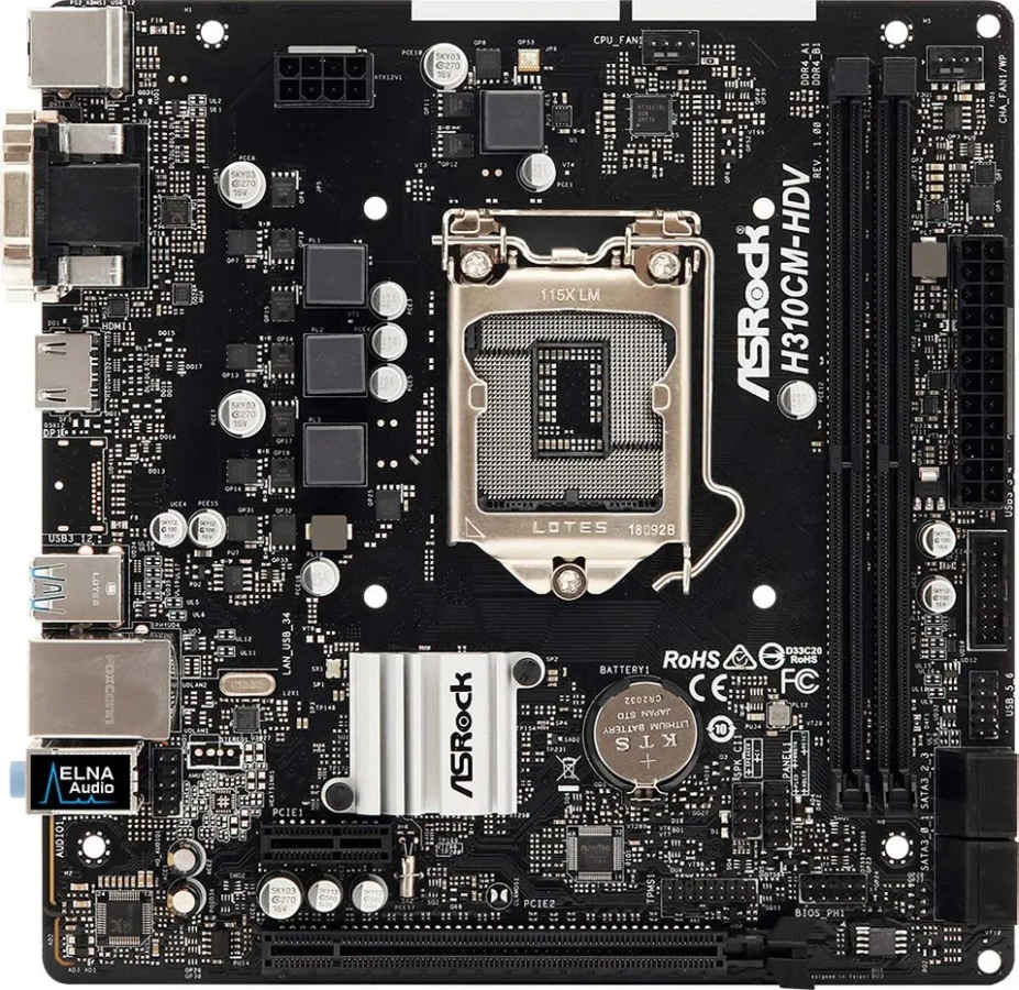 ASRock H310CM-HDV Motherboard
