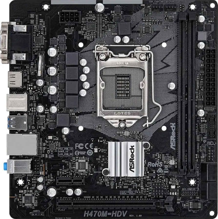 ASRock H470M-HDV Motherboard
