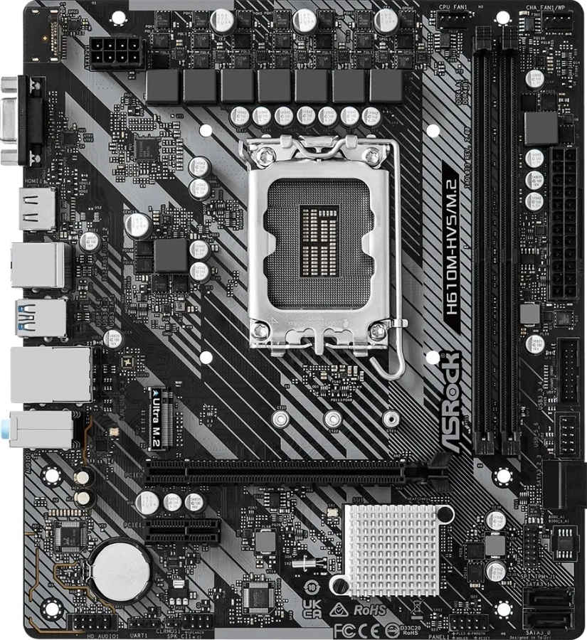 ASRock H610M-HVS/M.2 R2.0 Motherboard