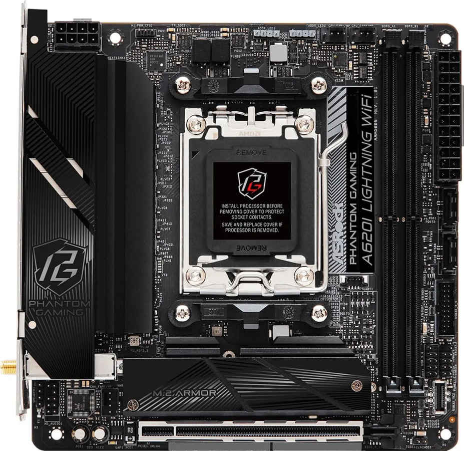 ASRock Phantom Gaming A620I Lightning WiFi Motherboard