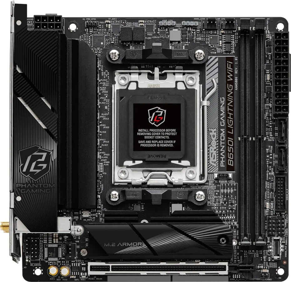 ASRock Phantom Gaming B650I Lightning WiFi Motherboard