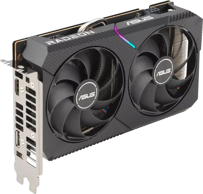 Asus AMD Dual Radeon RX 6500XT OC Edition 4 GB GDDR6 Graphics Card