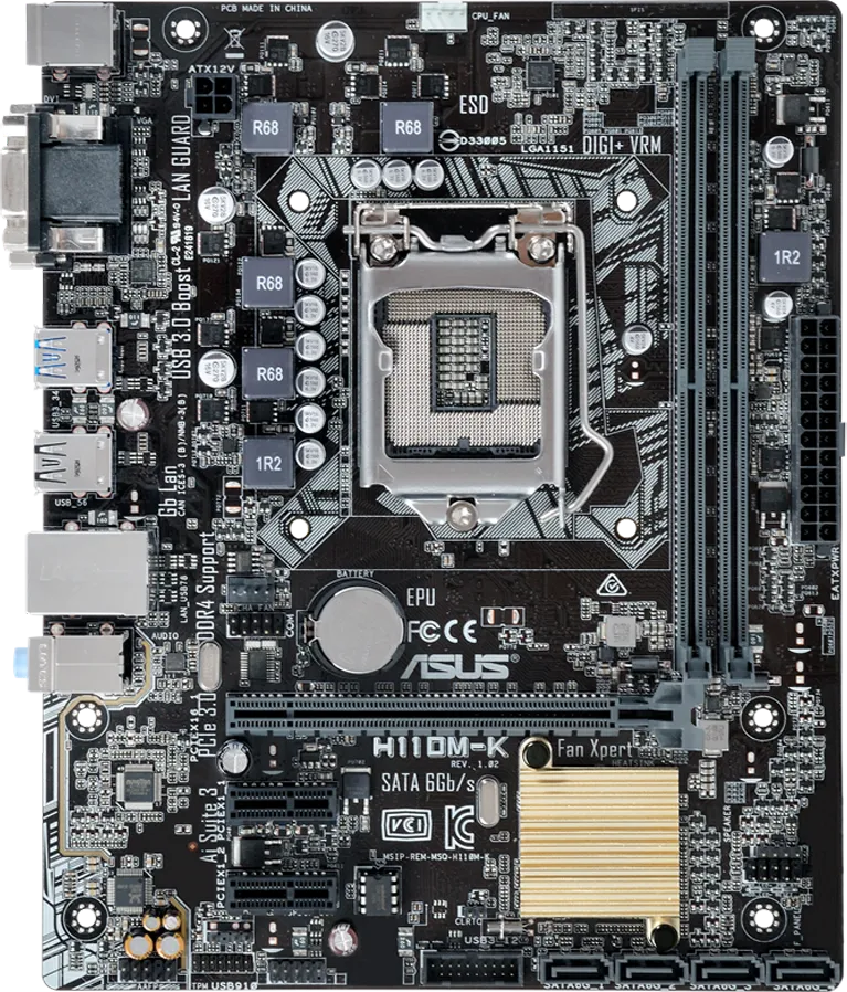 Asus H110M-K Motherboard