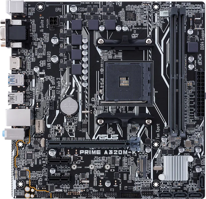 Asus PRIME A320M-K Motherboard