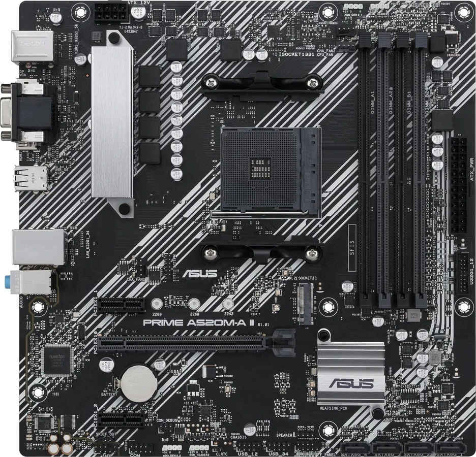 Asus Prime A520M-A II/CSM Motherboard