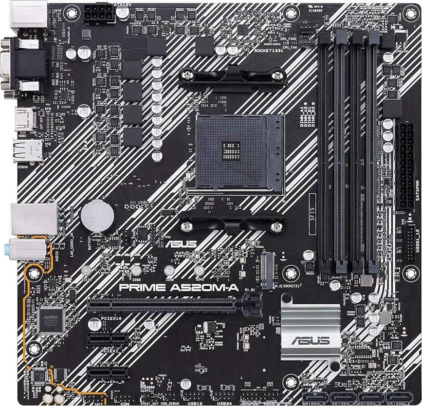 Asus Prime A520M-A Motherboard