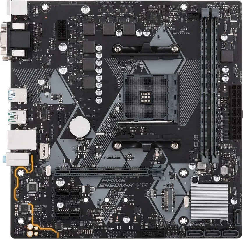 Asus PRIME-B450M-K Motherboard