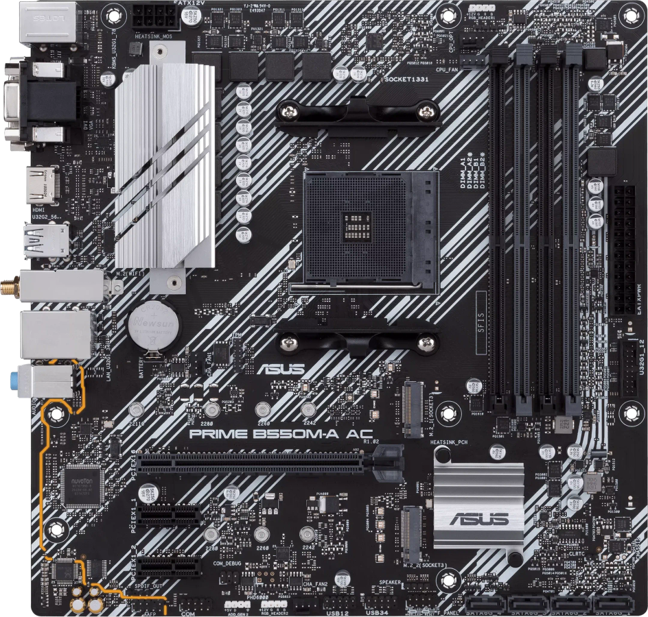 Asus Prime B550M-A AC Wi-Fi Motherboard