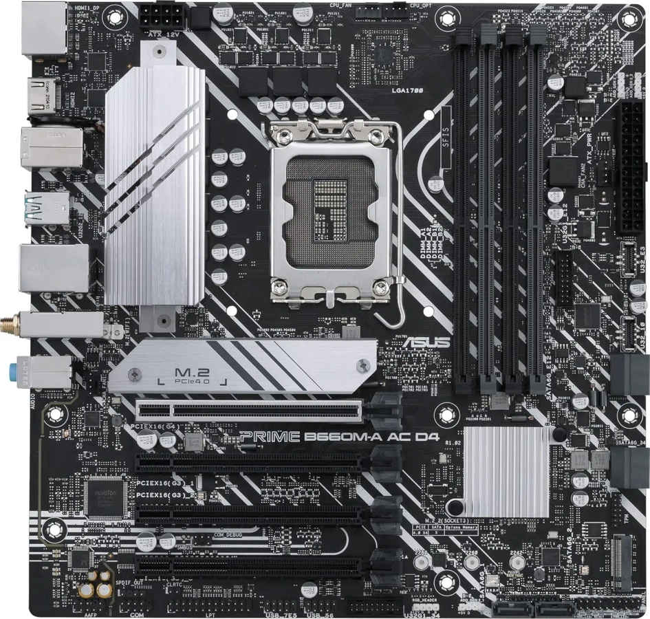 Asus Prime B660M-A AC D4 WiFi Motherboard