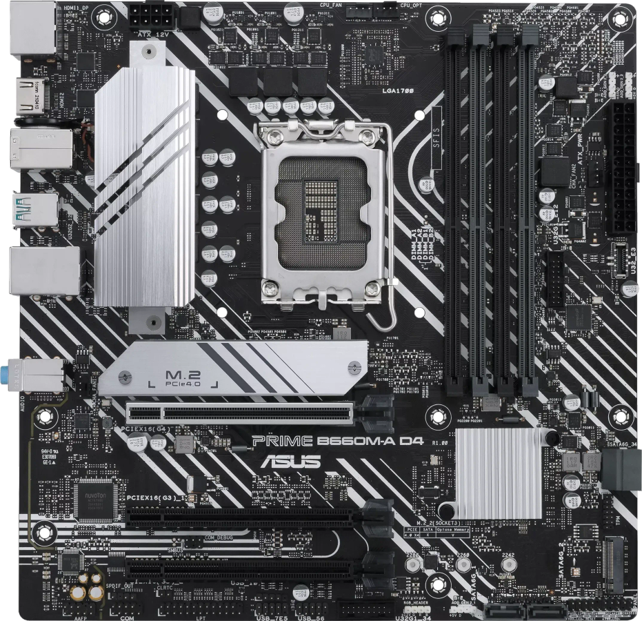 Asus Prime B660M-A D4 Motherboard